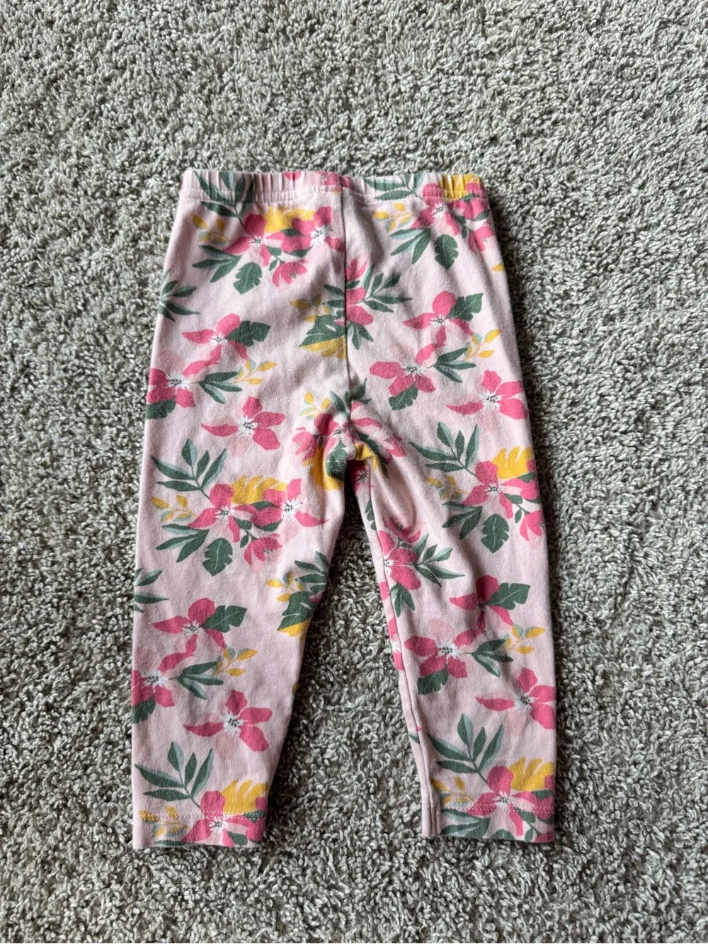Baby Girl 18 Month Clothing bundle Pink Floral & Chambray Toddler Outfit Set